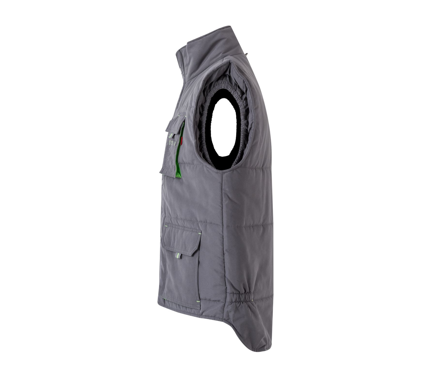 GILET MATELASSÉ BICOLORE MULTIPOCHES