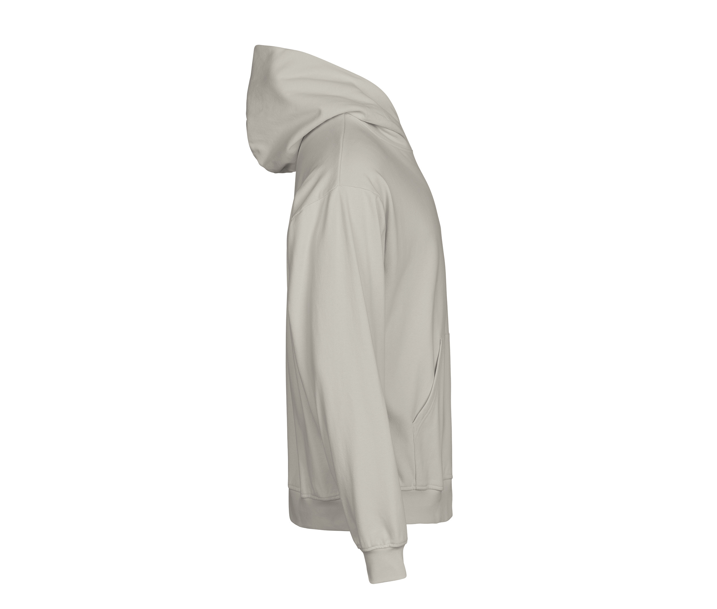 UNLABELED HEAVY LOOSE FIT HOODED SWEATSHIRT