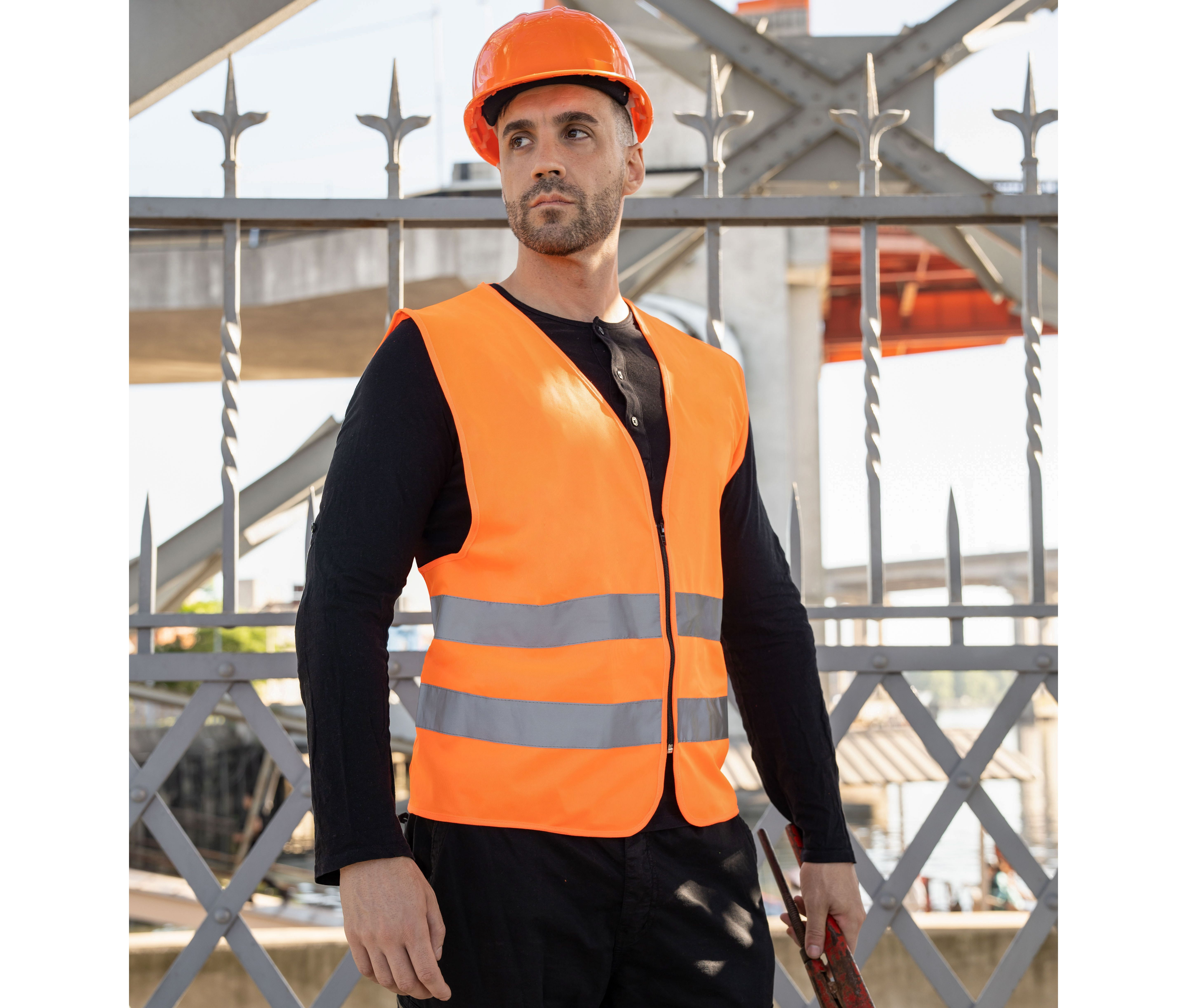 SAFETY VEST WITH ZIPPER "COLOGNE"